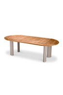 Oval Teak Outdoor Dining Table | Eichholtz Mogador | Oroatrade.com