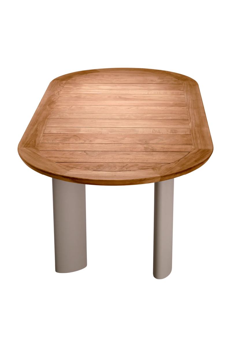 Oval Teak Outdoor Dining Table | Eichholtz Mogador | Oroatrade.com