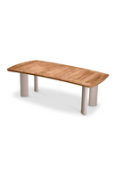 Slatted Teak Outdoor Dining Table | Eichholtz Osario | Oroatrade.com