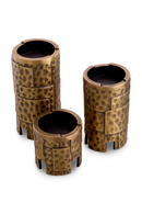 Vintage Brass Candle Holder Set (3) | Eichholtz Laurentios | Oroatrade.com