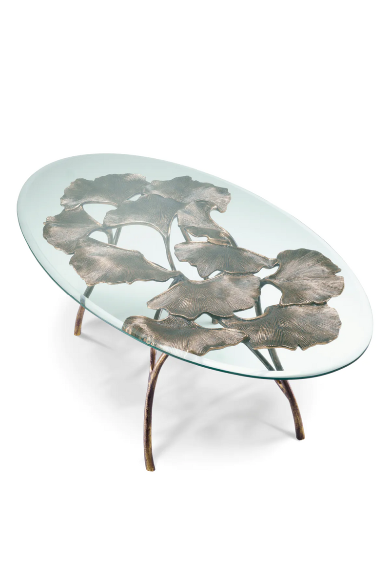 Oval Glass Coffee Table | Eichholtz Poseidon | Oroatrade.com