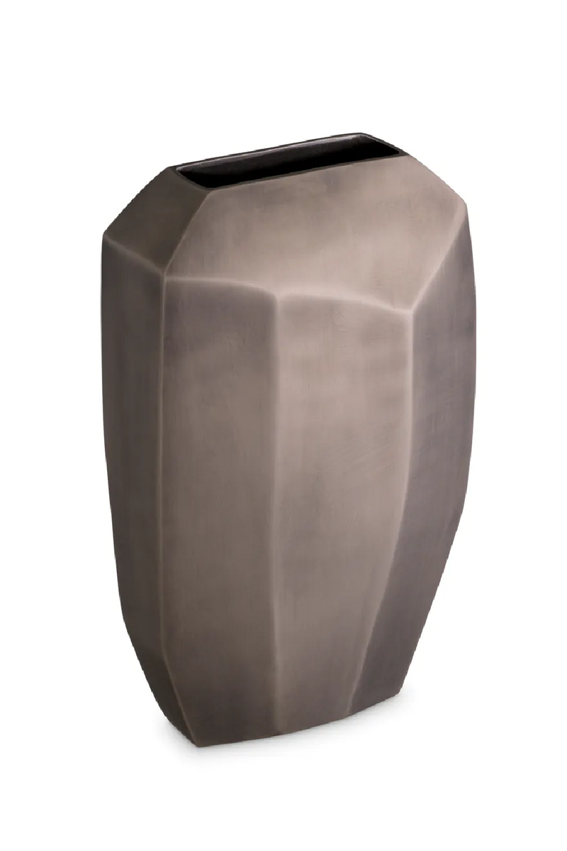 Matte Nickel Vase | Eichholtz Linos | Oroatrade.com