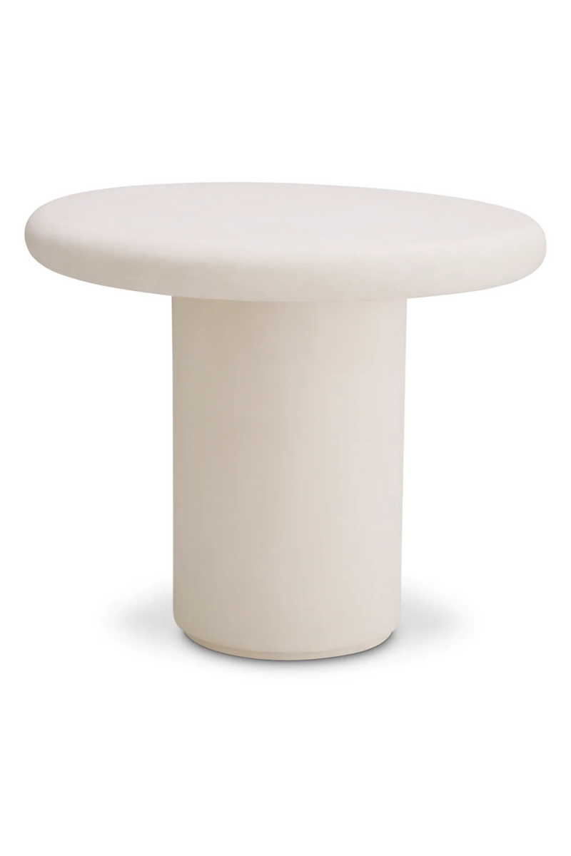 Cream Round Outdoor Side Table | Eichholtz Vitalis | Oroatrade.com