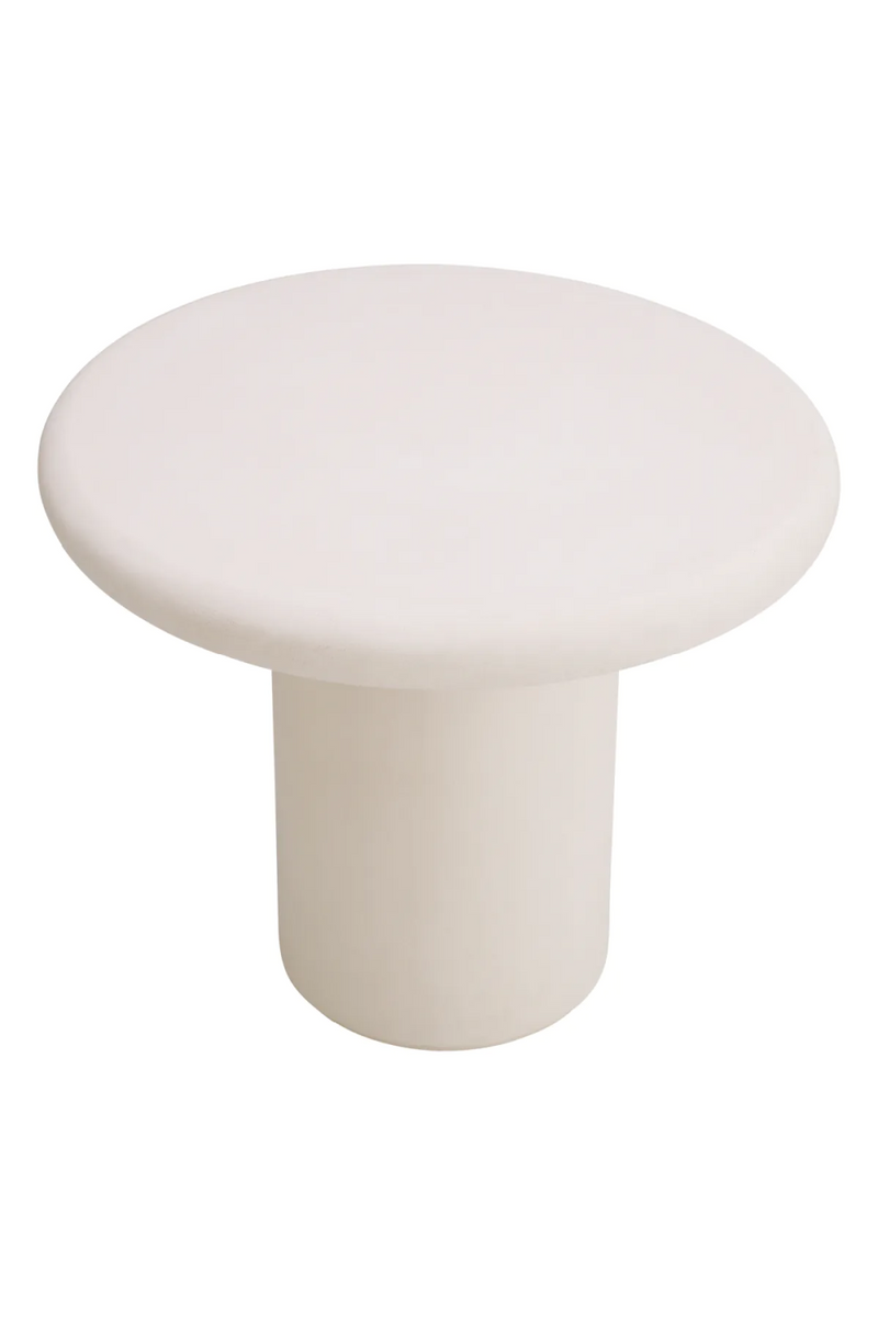 Cream Round Outdoor Side Table | Eichholtz Vitalis | Oroatrade.com