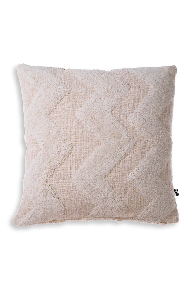 Off-White Zigzag Patterned Cushion L | Eichholtz Mynos | Oroatrade.com