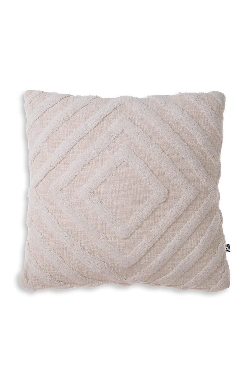 Off-White Diamond Patterned Cushion L | Eichholtz Magan | Oroatrade.com