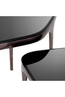 Black Glass Nesting Side Tables (2) | Eichholtz Deacon | Oroatrade.com