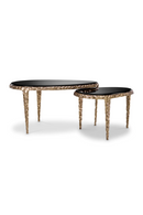 Textured Brass Nesting Side Tables (2) | Eichholtz Livana | Oroatrade.com