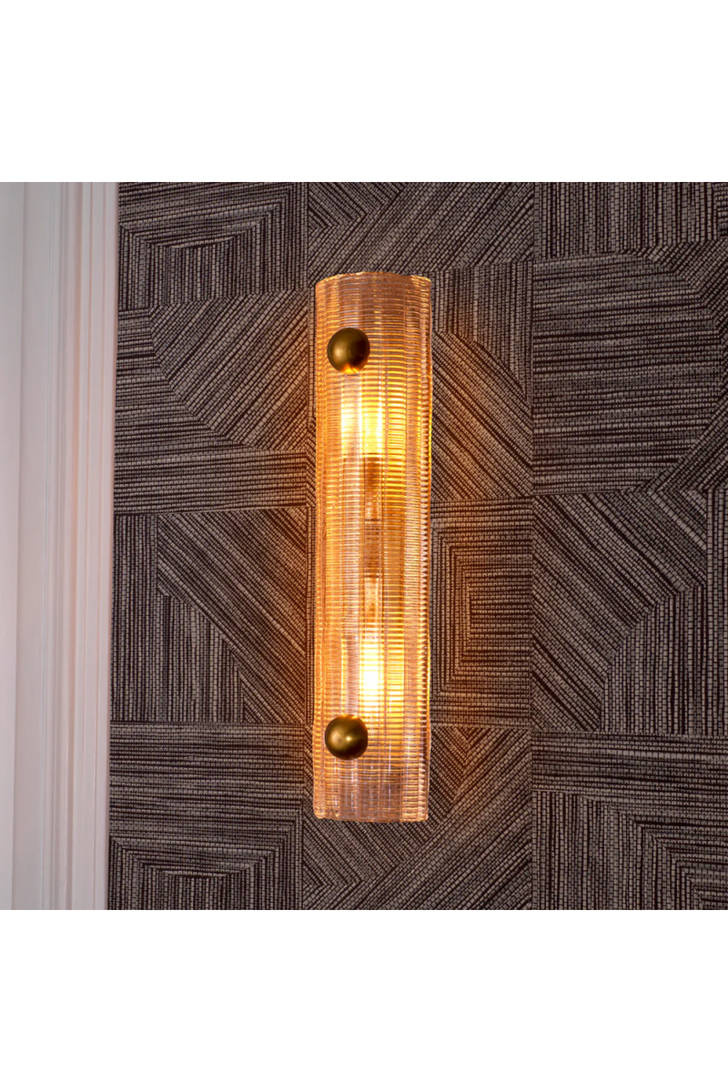 Handmade Glass Wall Lamp | Eichholtz Dara | Oroatrade.com