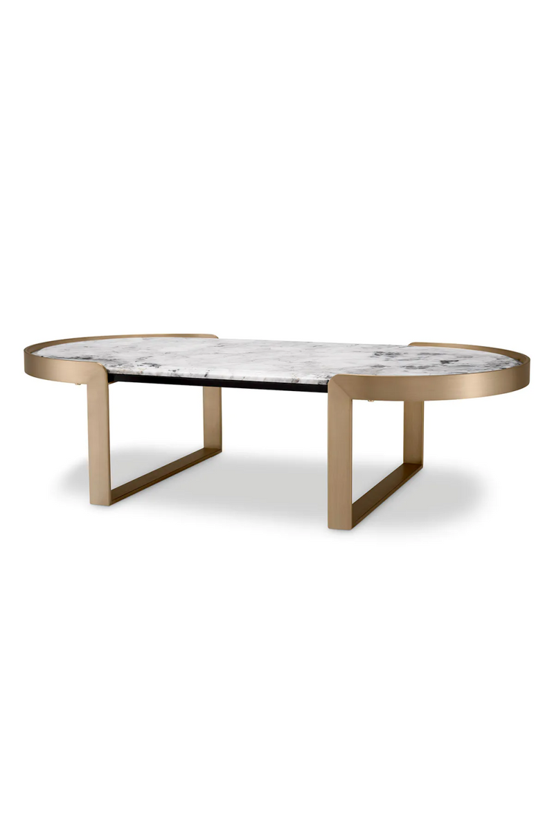 Oval Marble Coffee Table | Eichholtz Fabio | Oroatrade.com