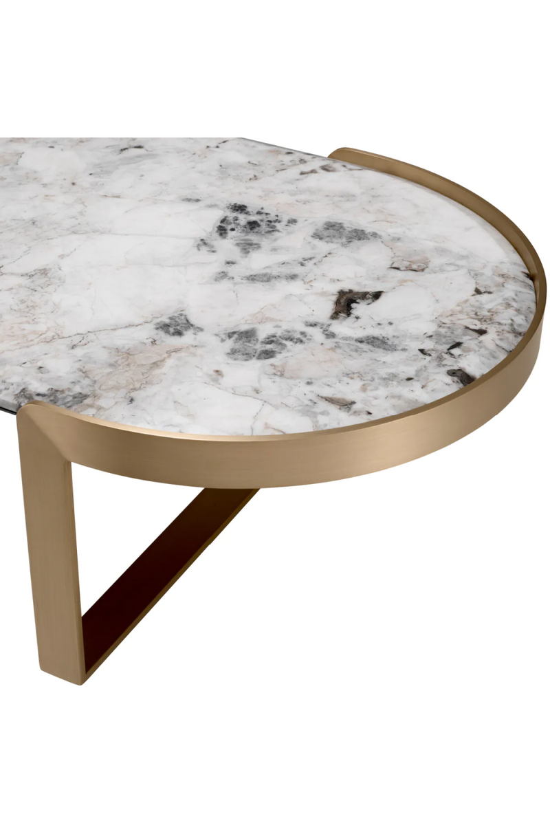 Oval Marble Coffee Table | Eichholtz Fabio | Oroatrade.com