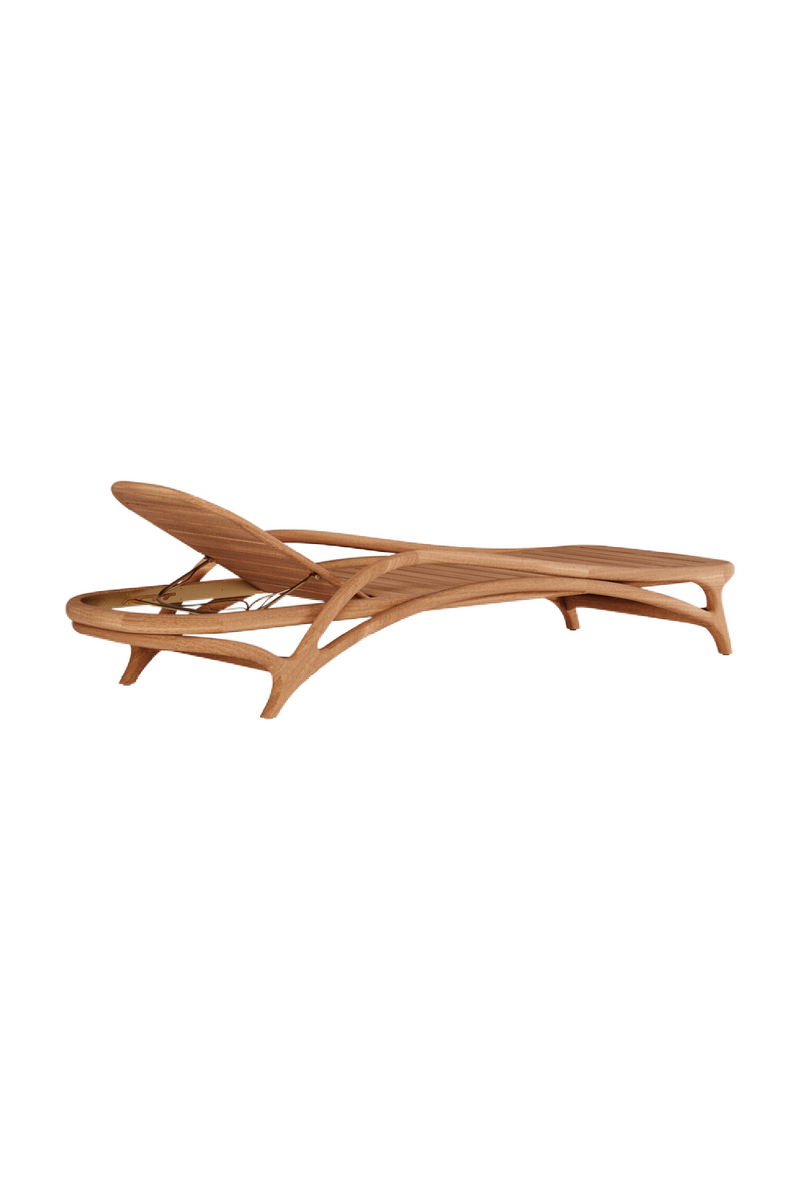 Adjustable Outdoor Lounger | Ethnicraft Zen | Oroatrade.com