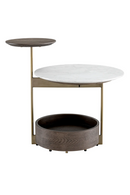 White Marble Modern Side Table | Eichholtz Faye | Oroatrade.com