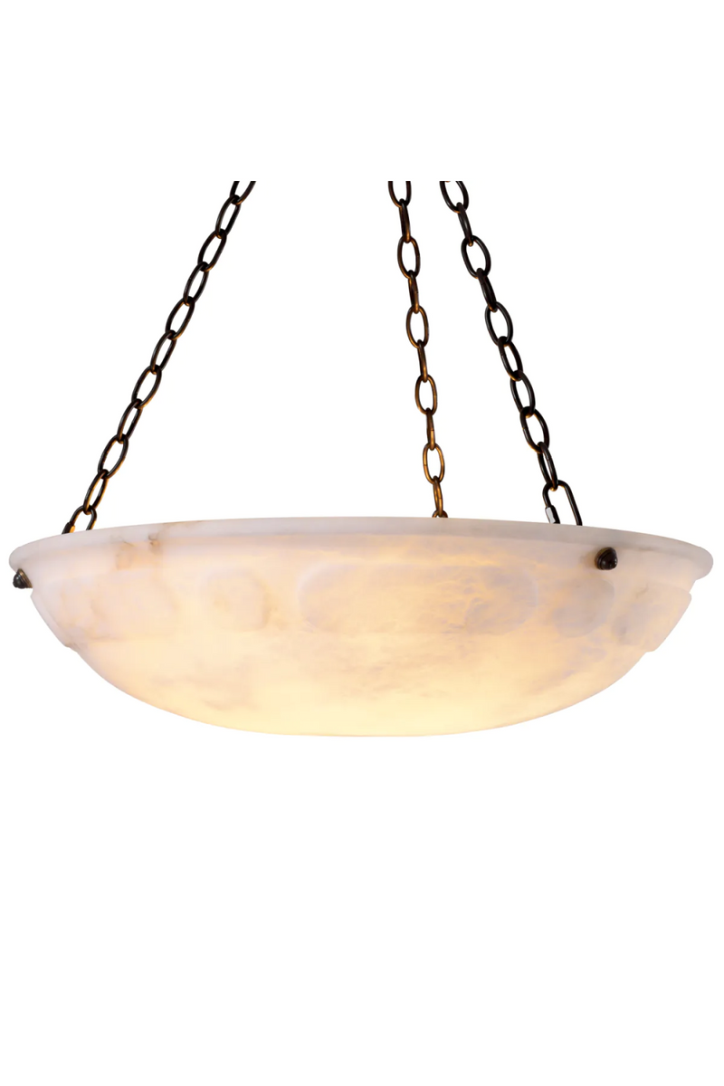 Round Alabaster Hanging Lamp | Eichholtz Novara | Oroatrade.com