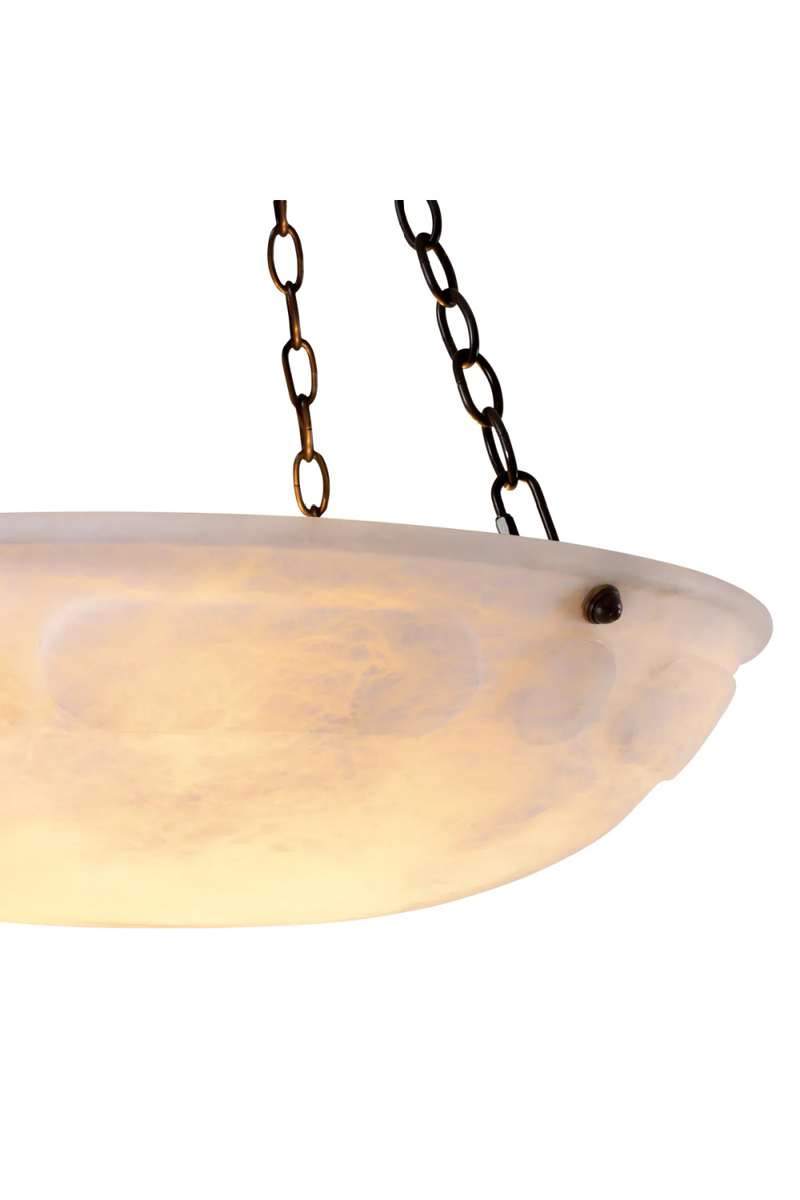 Round Alabaster Hanging Lamp | Eichholtz Novara | Oroatrade.com