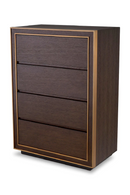 Brown Oak 4-Drawer Dresser | Eichholtz Camelot | Oroatrade.com