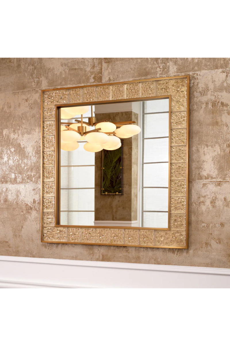 Handmade Glass Square Mirror | Eichholtz Mellot | Oroatrade.com