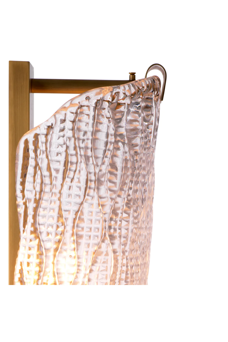 Carved Glass Wall Lamp | Eichholtz Todd | Oroatrade.com