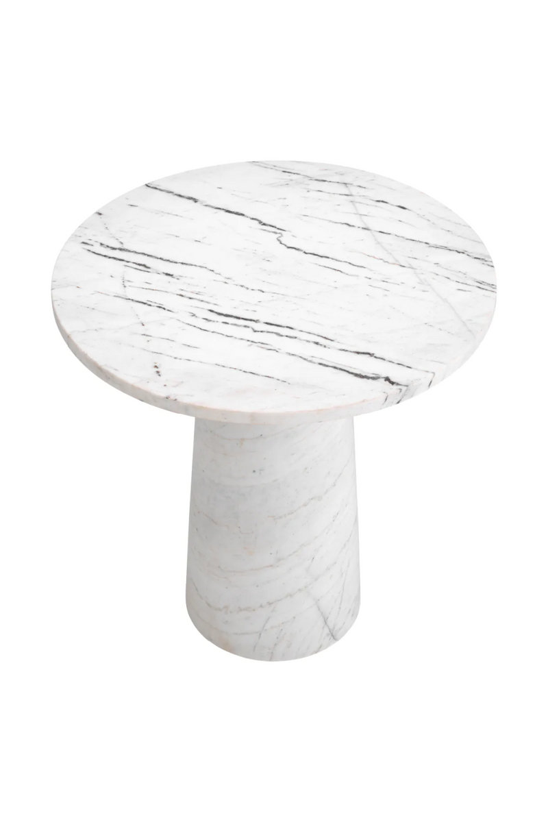 Marble Pedestal Side Table | Eichholtz Terry | Oroatrade.com