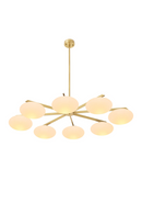 Elliptical White Glass Chandelier | Eichholtz Evergreen
