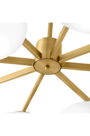 Elliptical White Glass Chandelier | Eichholtz Evergreen