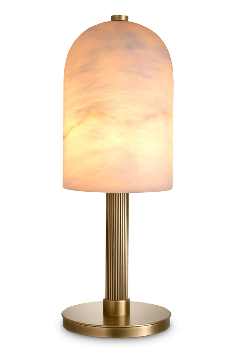 Solid Alabaster Table Lamp | Eichholtz Kayla | Oroatrade.com