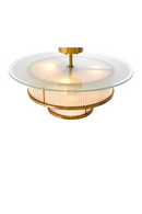 Tiered Glass Ceiling Lamp | Eichholtz Frederic | Oroatrade.com