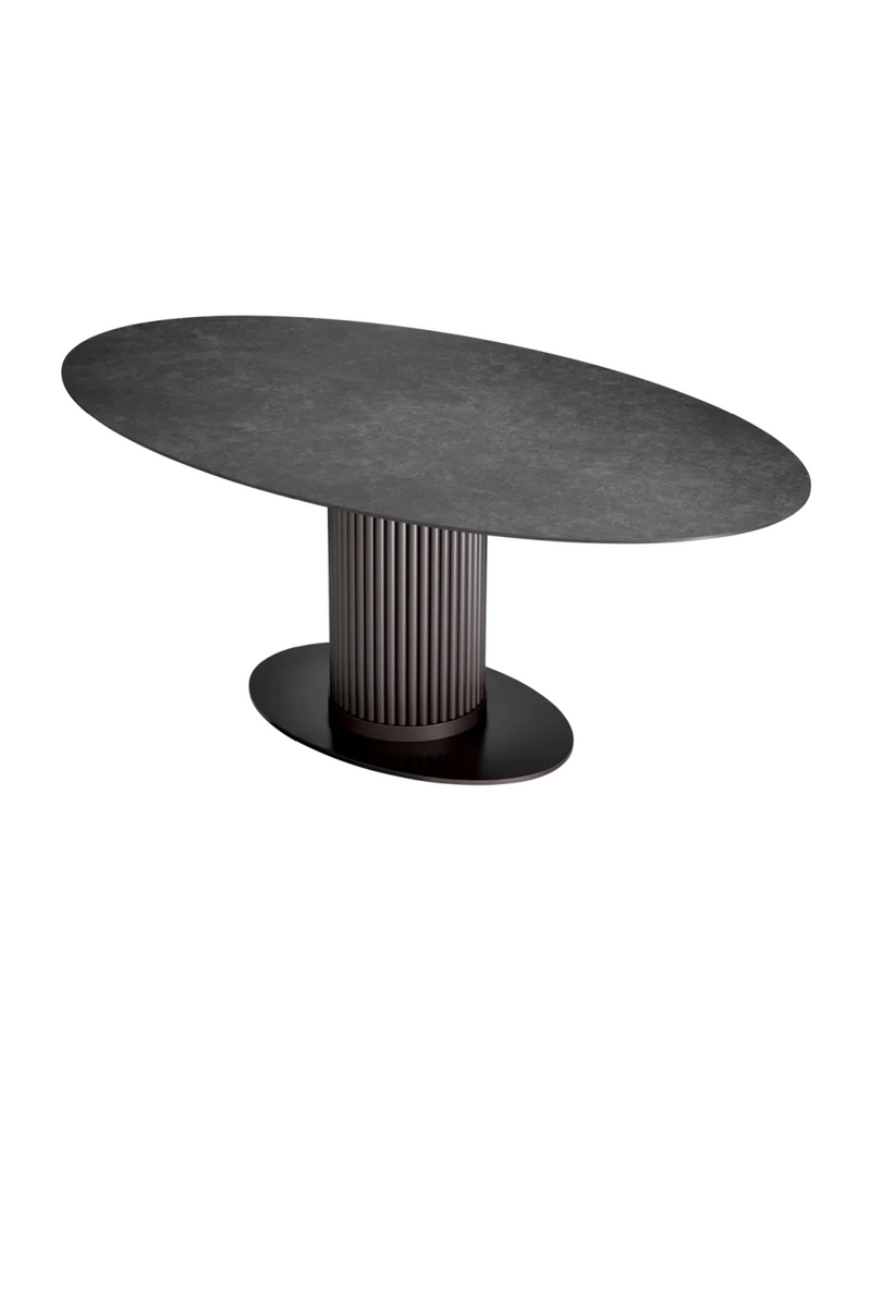 Oval Ceramic Dining Table | Eichholtz Volterra | Oroatrade.com