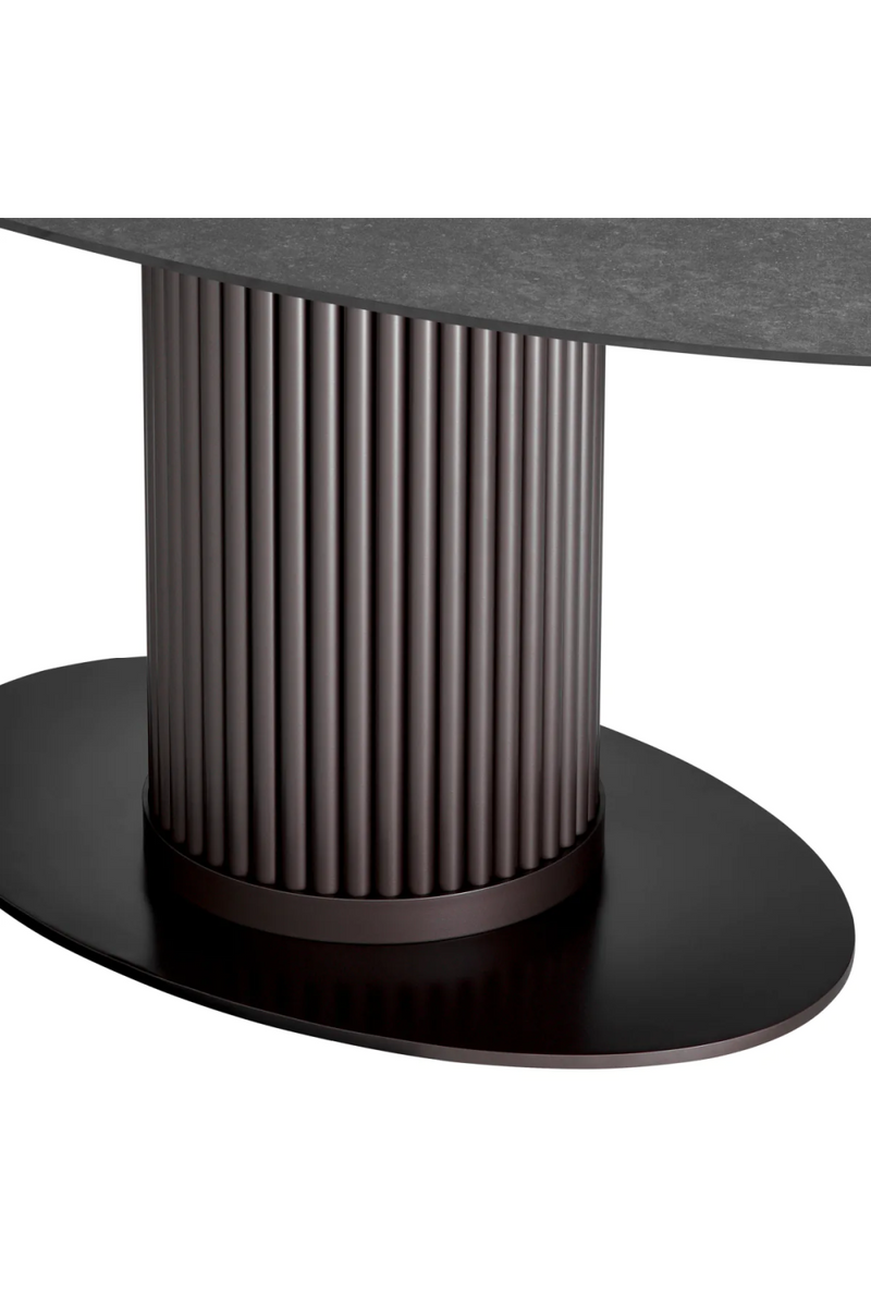 Oval Ceramic Dining Table | Eichholtz Volterra | Oroatrade.com