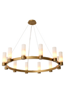 Alabaster Cylinders Chandelier | Eichholtz Castro | Oroatrade.com