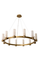 Alabaster Cylinders Chandelier | Eichholtz Castro | Oroatrade.com