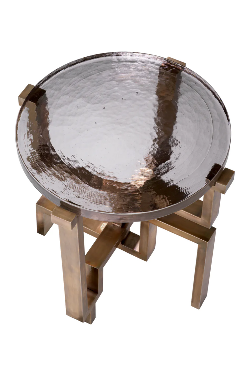 Modern Glass Side Table | Eichholtz Gee | Oroatrade.com
