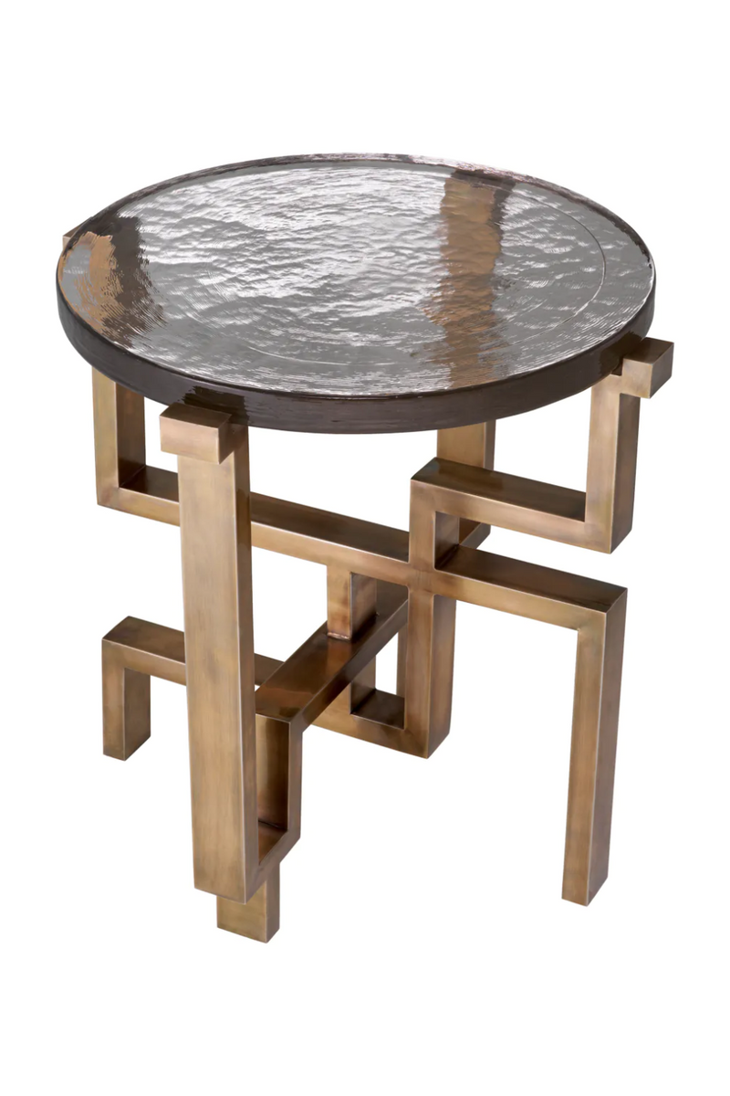Modern Glass Side Table | Eichholtz Gee | Oroatrade.com