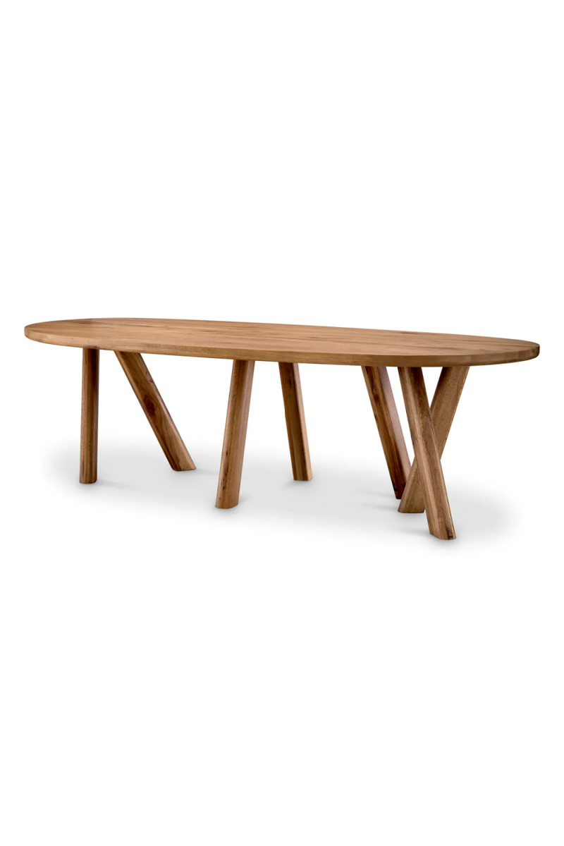 Oval Oak Dining Table | Eichholtz Baysore | Oroatraade.com