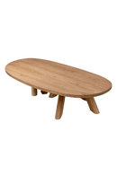 Oval Oak Coffeee Table | Eichholtz Bayshore | Oroatrade.com