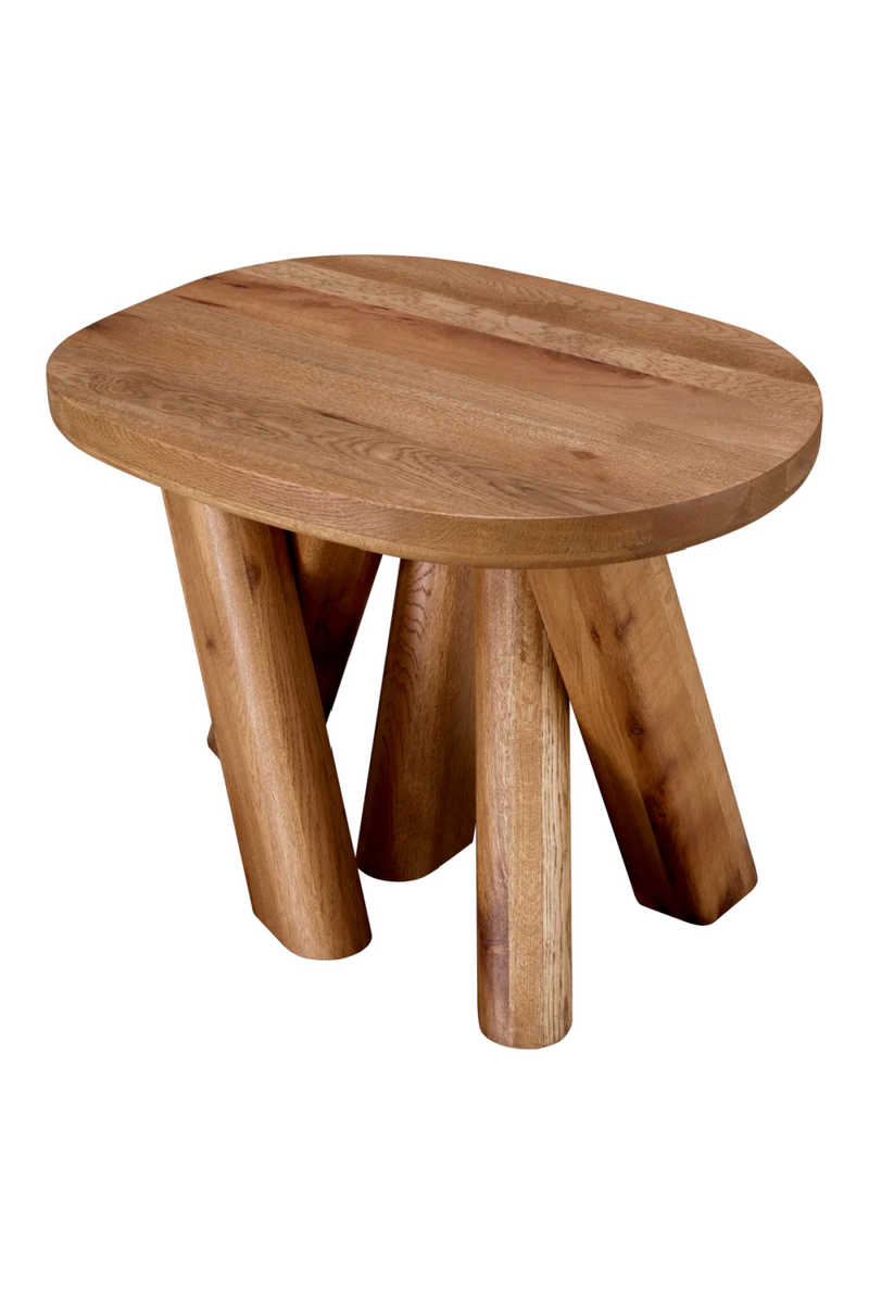 Oval Oak Side Table | Eichholtz Bayshore | Oroatrade.com