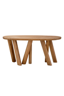 Oval Oak Console Table | Eichholtz Bayshore | Oroatrade.com