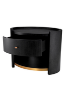 Oval Gray Oak Nightstand | Eichholtz Rosemberg | Oroatrade.com