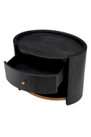 Oval Gray Oak Nightstand | Eichholtz Rosemberg | Oroatrade.com