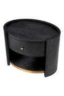 Oval Gray Oak Nightstand | Eichholtz Rosemberg | Oroatrade.com