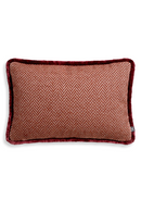 Chevron Pattern Fringed Lumbar Pillow | Eichholtz Kauai | Oroatrade.com