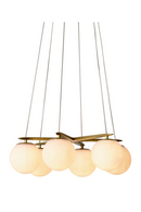 Alabaster Globes Chandelier | Eichholtz Morro | Oroatrade.com