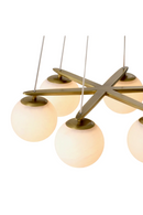 Alabaster Globes Chandelier | Eichholtz Morro | Oroatrade.com