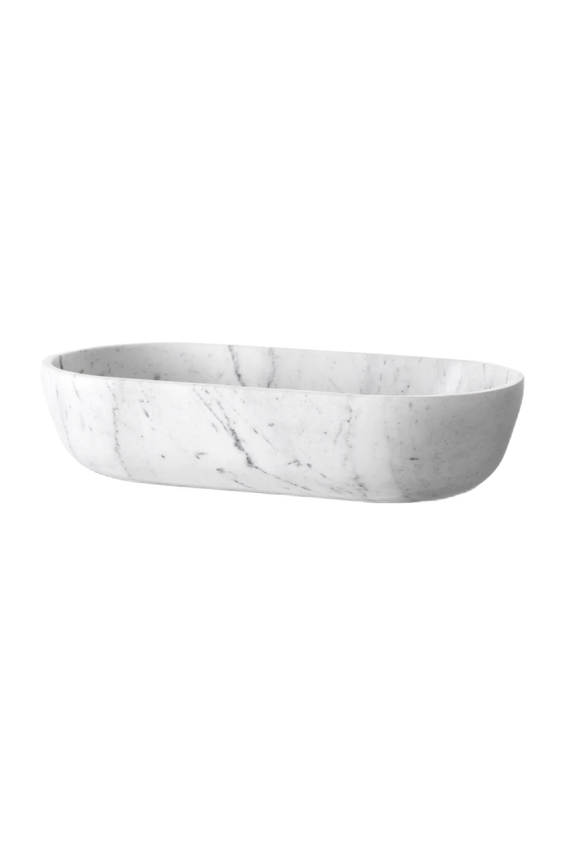 White Marble Bowl | Eichholtz Terrebonne | Oroatrade.com