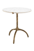 White Marble Round Dining Table | Eichholtz Cortina | Oroatrade.com