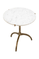 White Marble Round Dining Table | Eichholtz Cortina | Oroatrade.com
