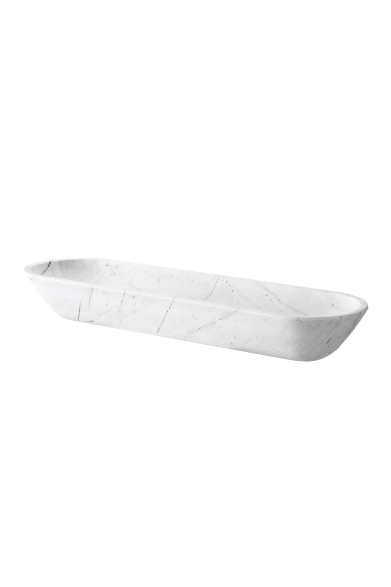 Solid White Marble Bowl | Eichholtz Hulton | Oroatrade.com