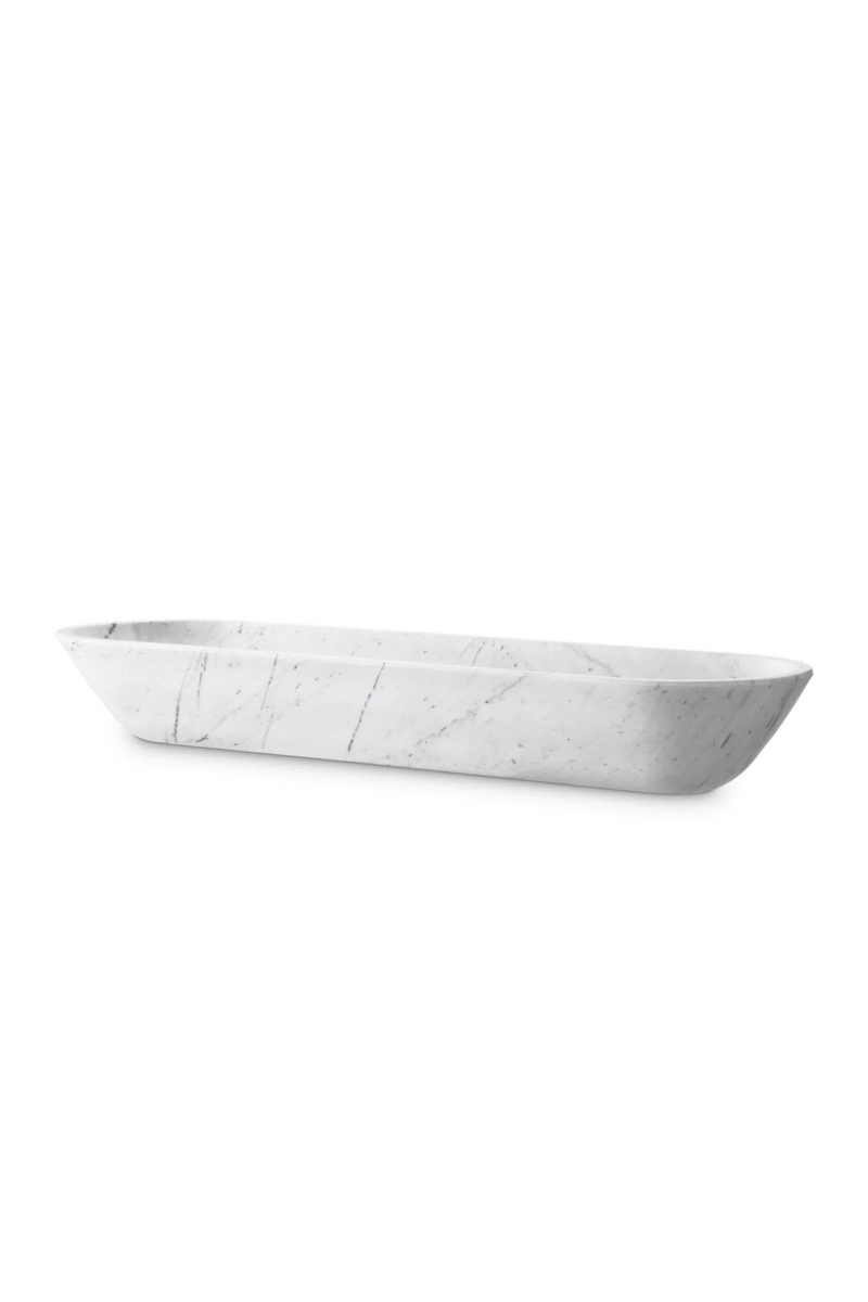 Solid White Marble Bowl | Eichholtz Hulton | Oroatrade.com