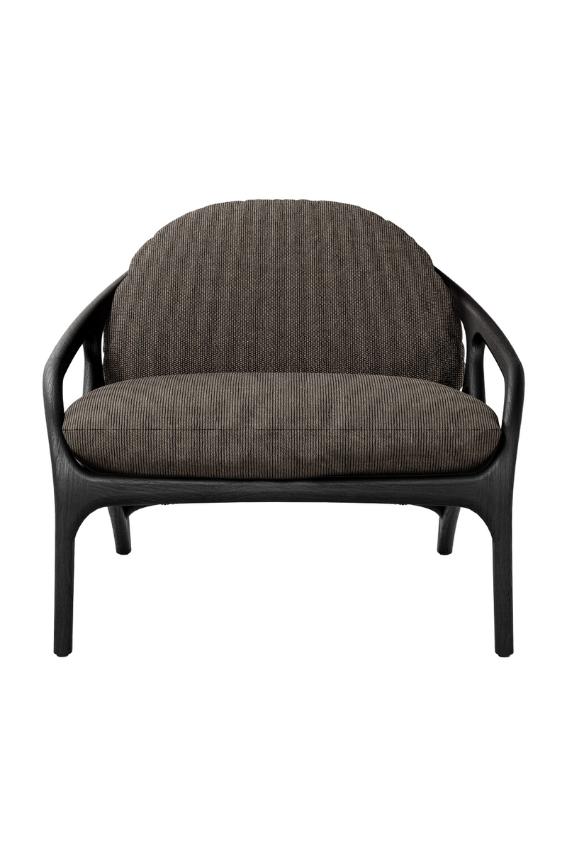 Varnished Teak Outdoor Lounge Chair | Ethnicraft Vime | Oroatrade.com