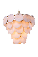 Tiered Alabaster Chandelier | Eichholtz Clementina | Oroatrade.com